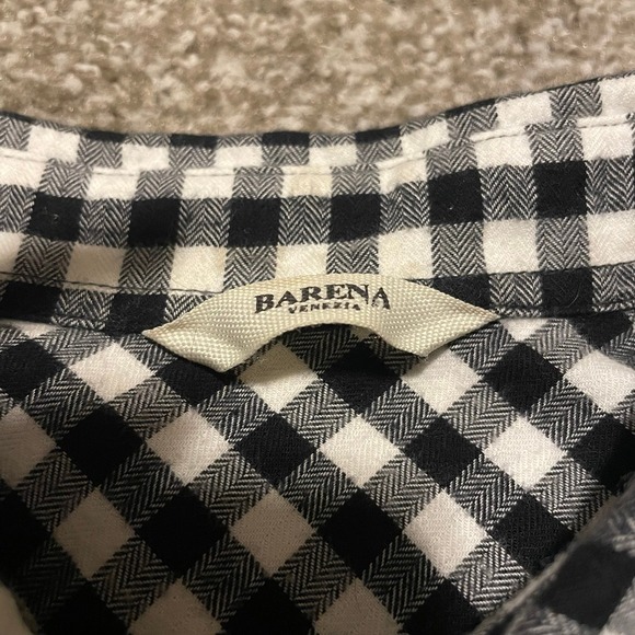 Barena Venezia Plaid Button Down Shirt 40 Cotton classic luxury casual - Picture 3 of 6